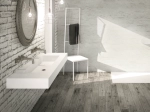 Plan vasque lavabo sur mesure : L 130 à 201 x P 40 à 51 cm, finition lisse mate, Solid-Surface, Anti bactérien, résine Akrytan® teinté dans la masse, Livraison Offerte.
